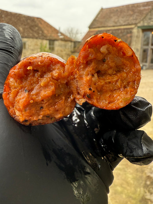 Coconut, Sriracha and Lime Sausages