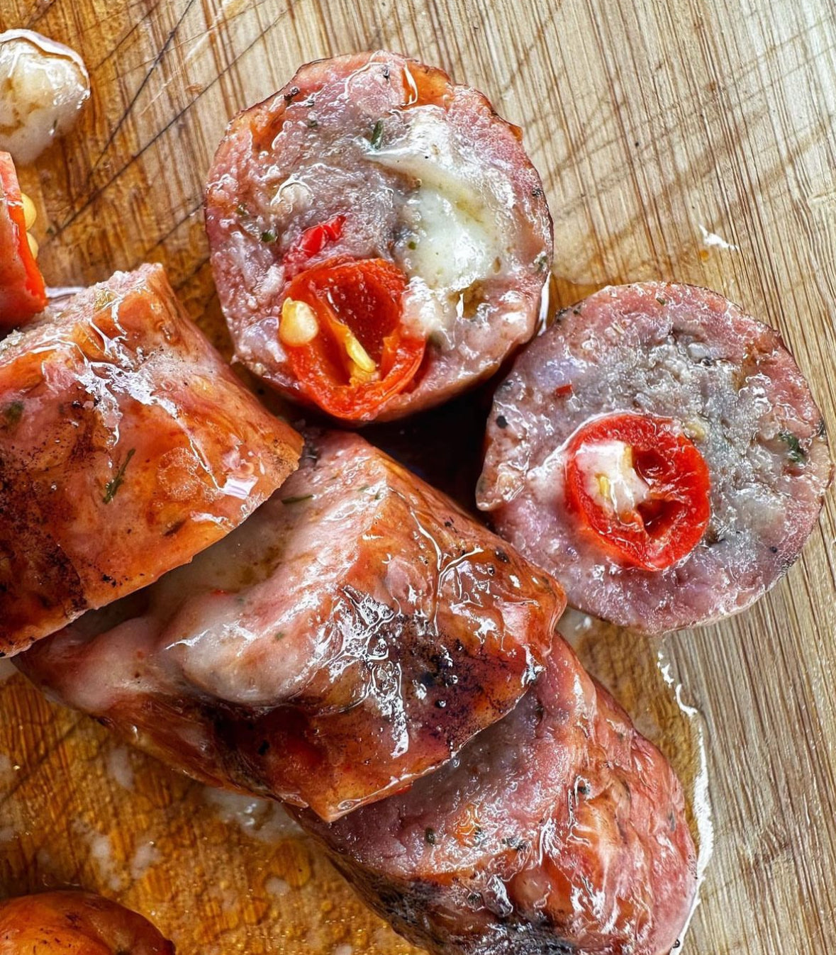 Halloumi & Biquinho Pepper Sausages